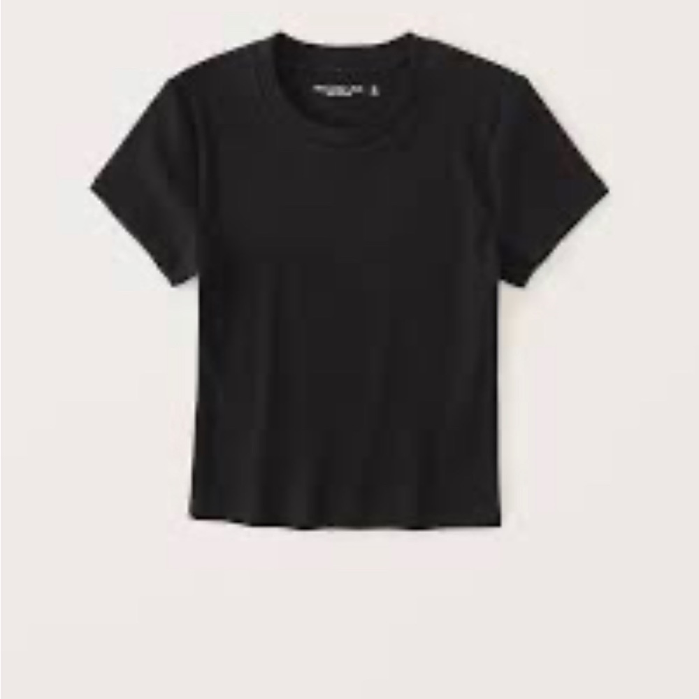 Small black Abercrombie rubbed tee. New with tags.